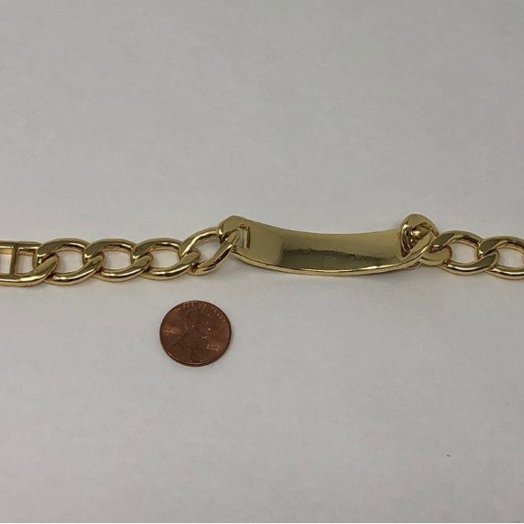 Juicy Couture Gold Tone Sparkly Ornate 7.5” Bracelet - Picture 6 of 6